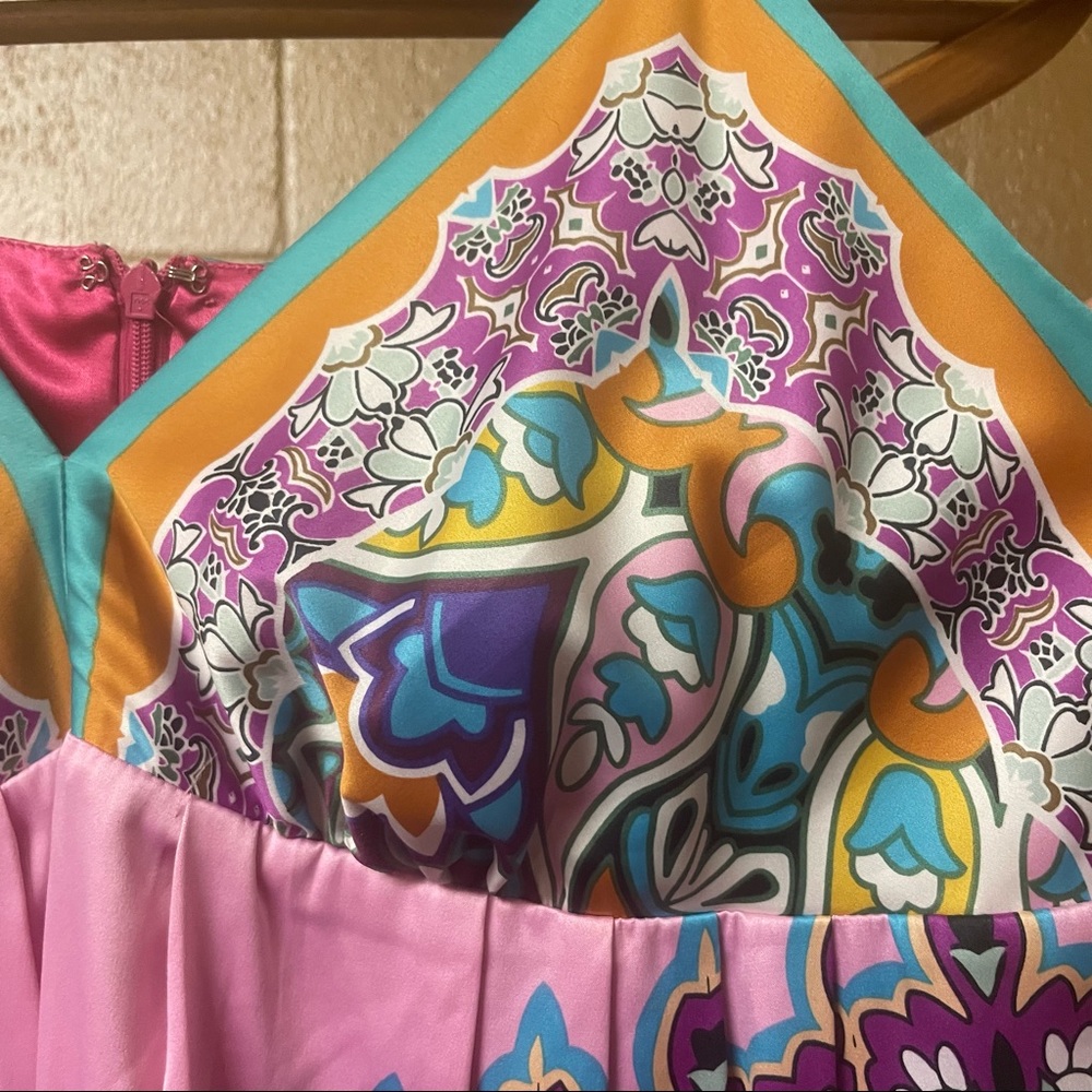 Boho Hippie - Fully Lined Paisley - Size 14 Dress - Picture 12 of 16